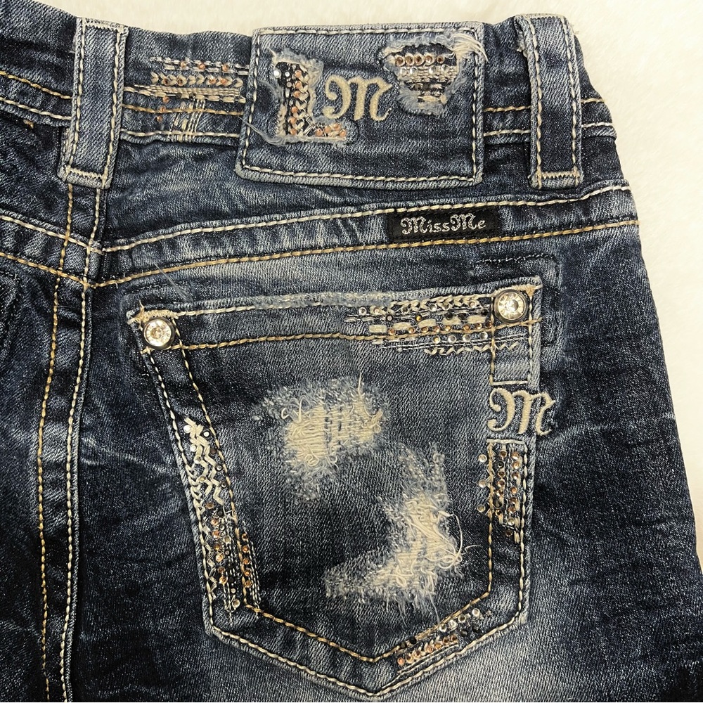 Miss Me Blue Straight Leg Jeans